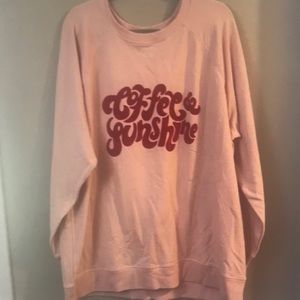 New wildfox coffee sunshine sweater